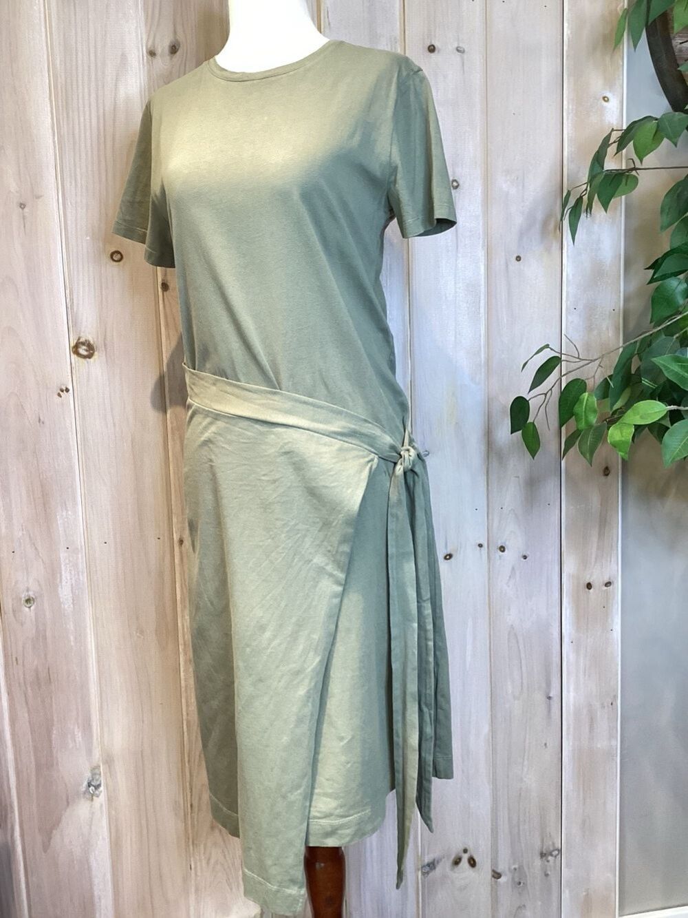 Anthropologie Dolan side tie faux wrap dress - Picture 5 of 7
